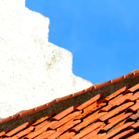 Pittenweem roof abstract