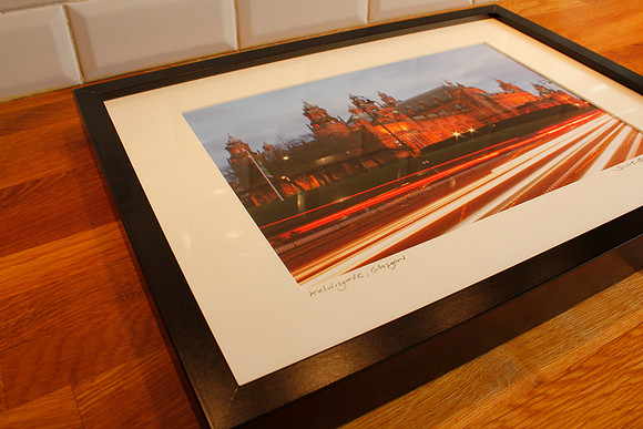 Kelvingrove. 30 x 40cm signed, framed print. £49