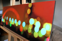 Glasgow Lights. Large fine art block mount. 36 x 12 inches. £175