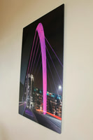 Squinty Bridge.  Premium Laminated fine art print on aluminium with hidden frame 75 x 50cm. £150